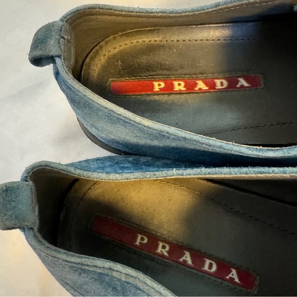 Prada Men suede Lace up Sneakers - Picture 4 of 9
